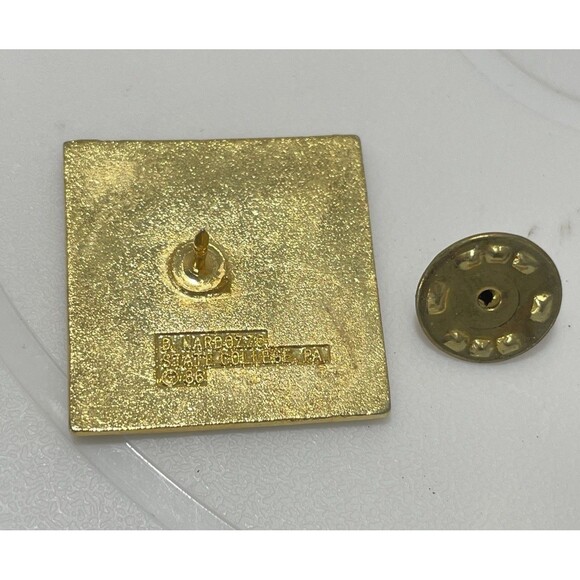 Rare Vintage B Nardozzi 1986 Enamel Pin Geometric Art Deco State College PA - Picture 5 of 6